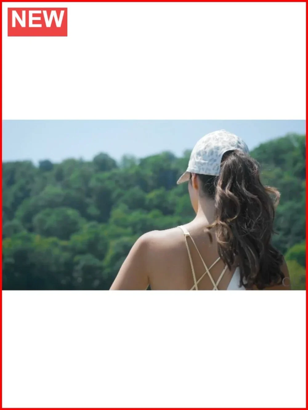Women's Leopard Print Baseball Cap - Adjustable Stretch Fit Lightweight Nylon